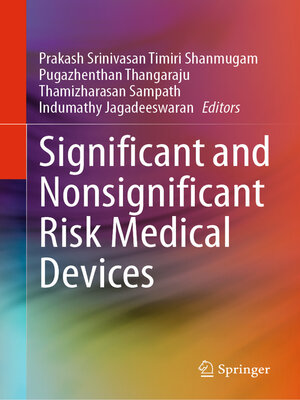 cover image of Significant and Nonsignificant Risk Medical Devices